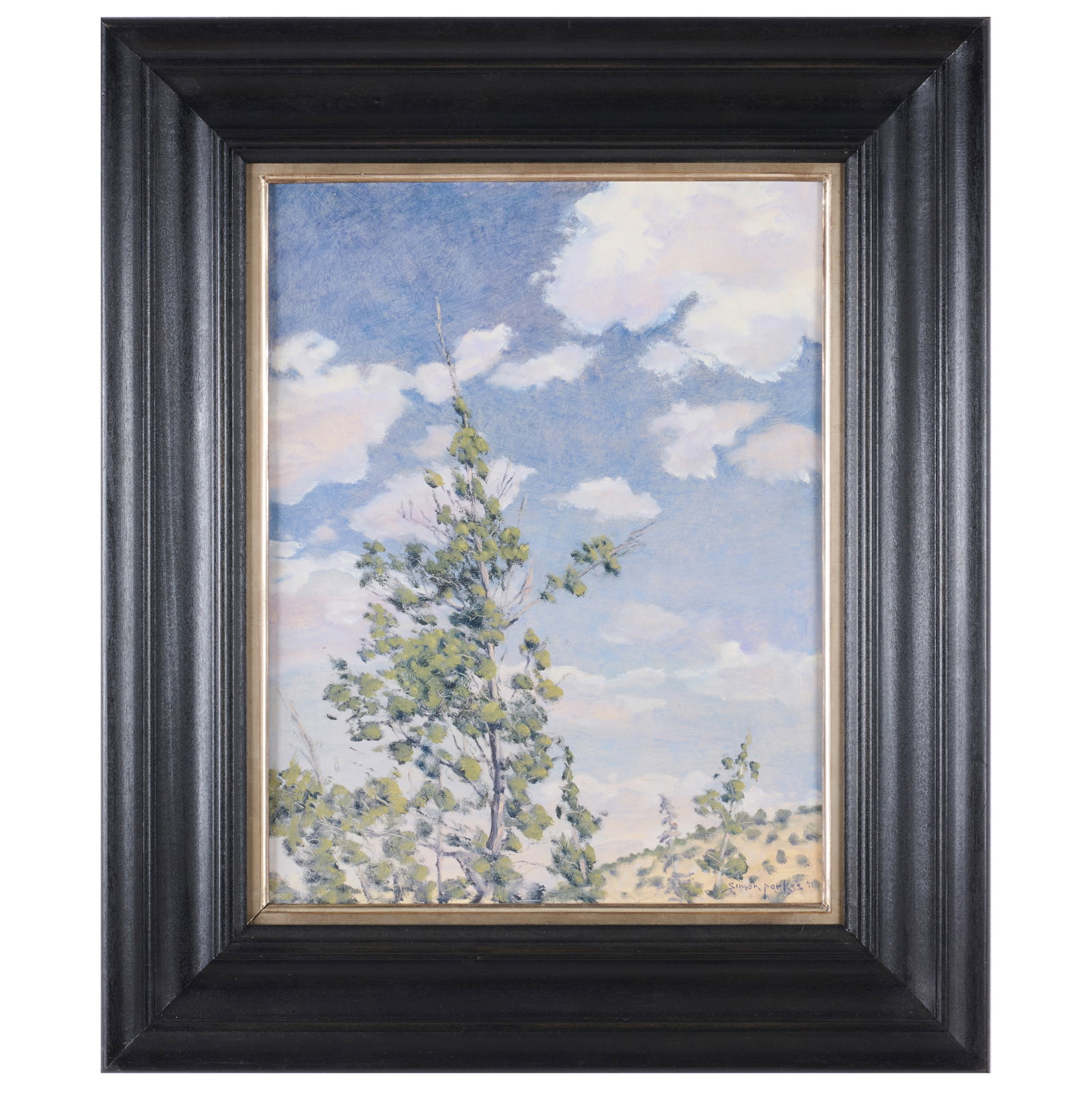 Simon Parkes (1954-2025): Windy Day on Route 40, New Mexico (1 of 6)