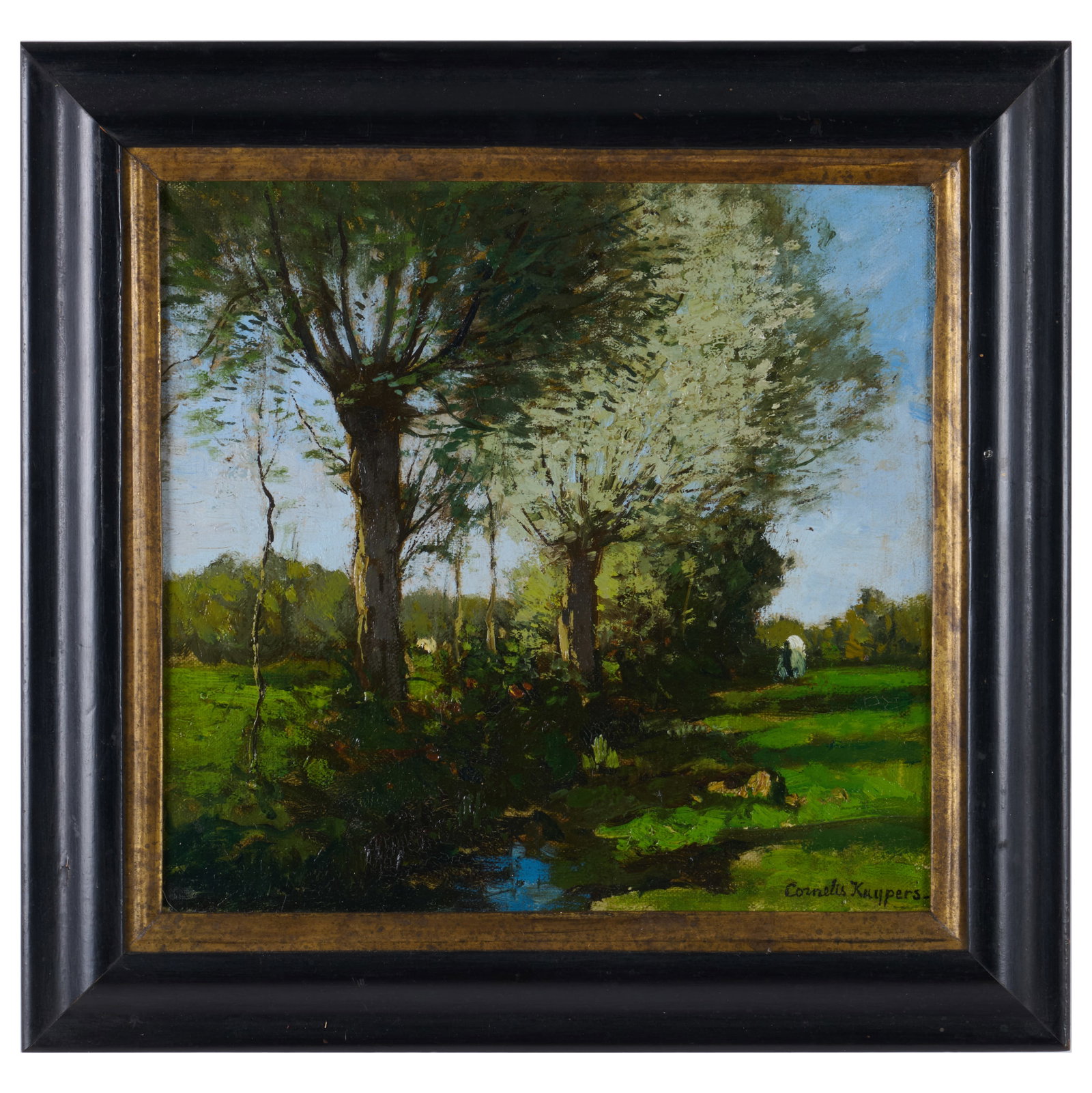 Cornelis Kuypers (1864-1932): Dutch Landscape (Spring) (1 of 4)