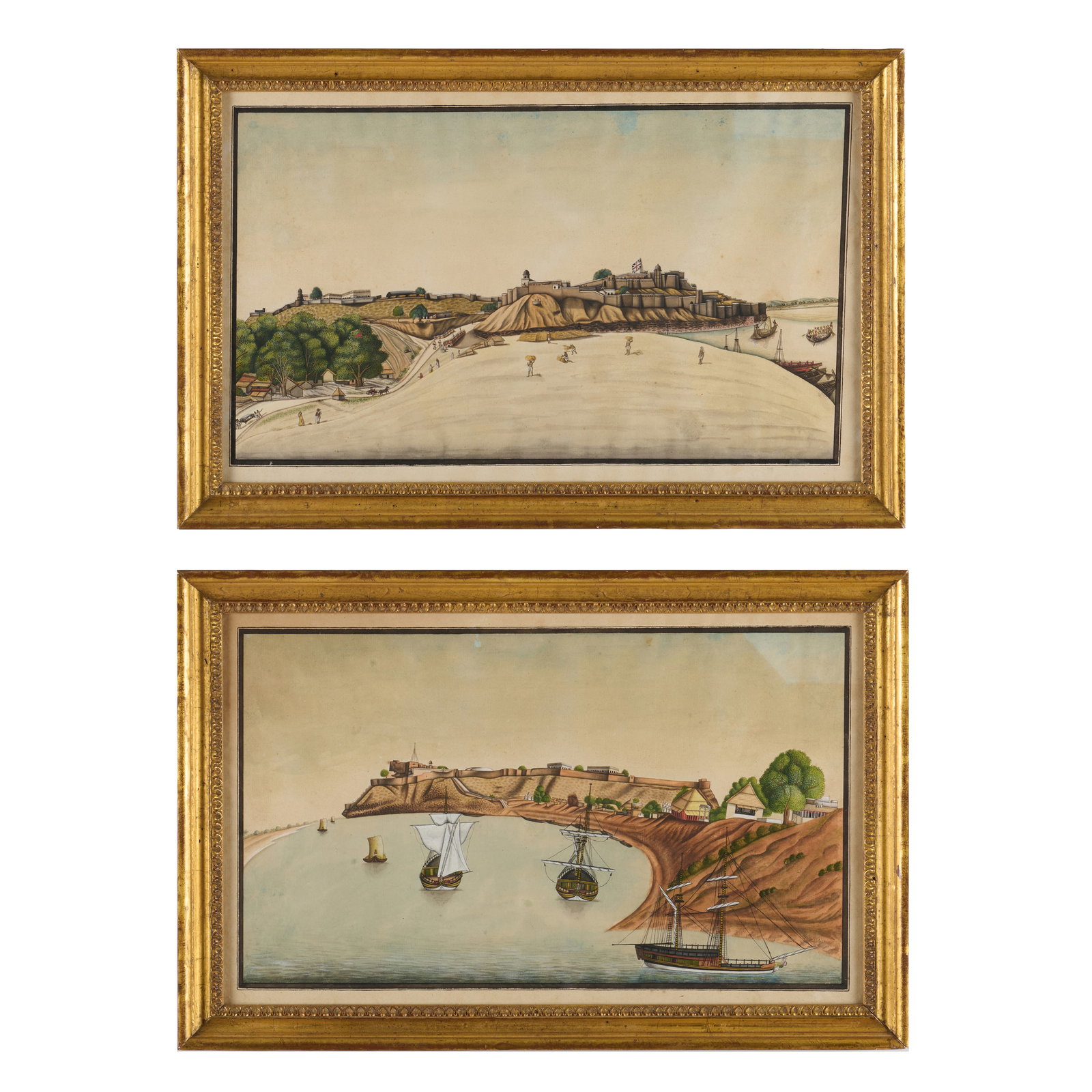 Company School: View of Fort at Chunar: A Pair (1 of 9)