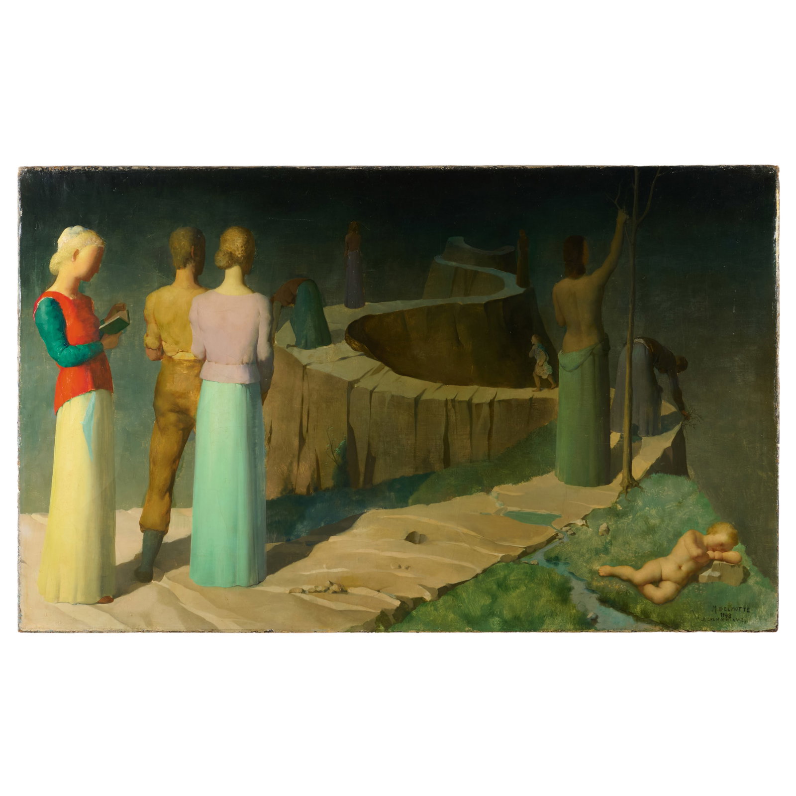 Marcel Delmotte (1901-1984): Le Chemin de la Vie (1 of 6)