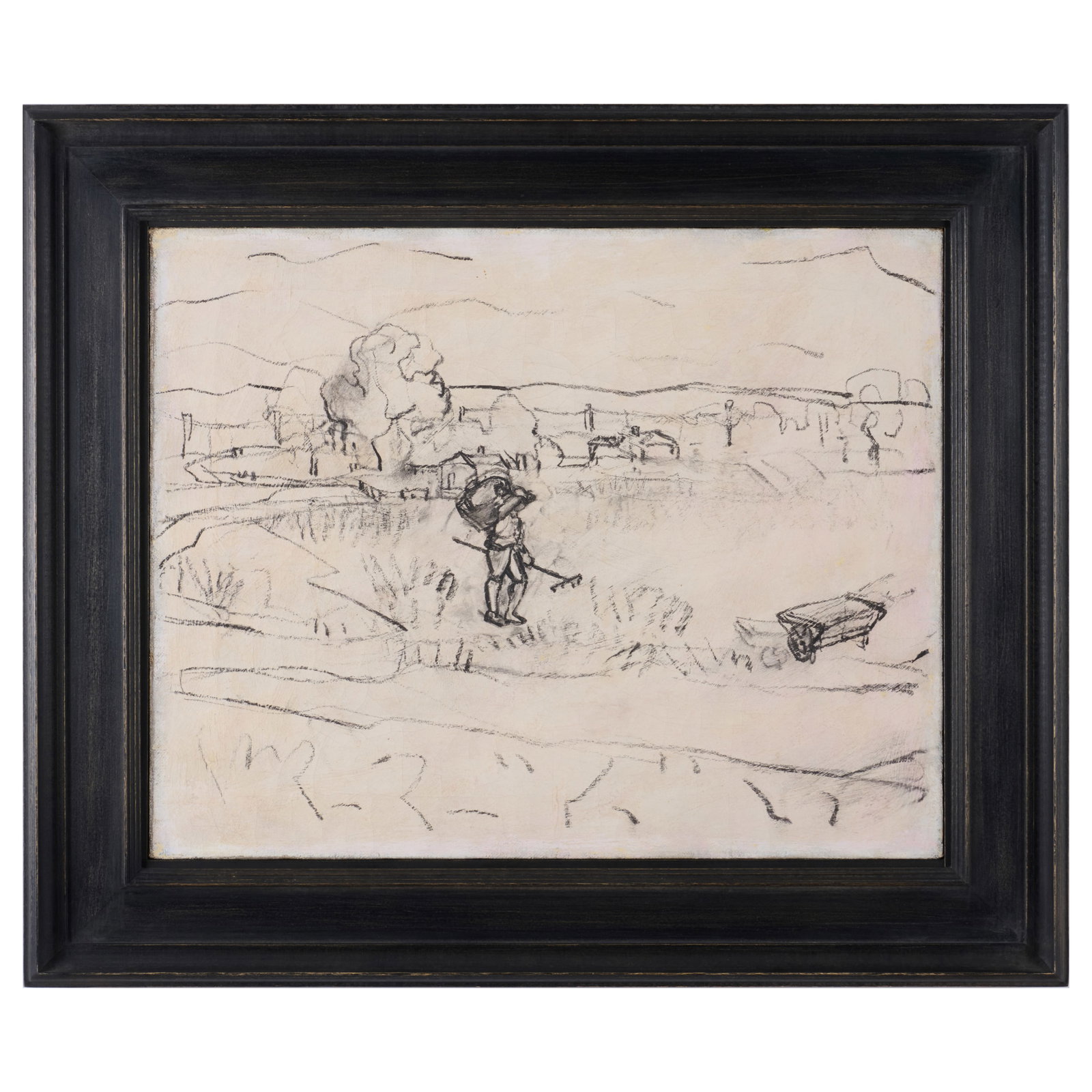 20th Century School: Man in a Field (1 of 4)