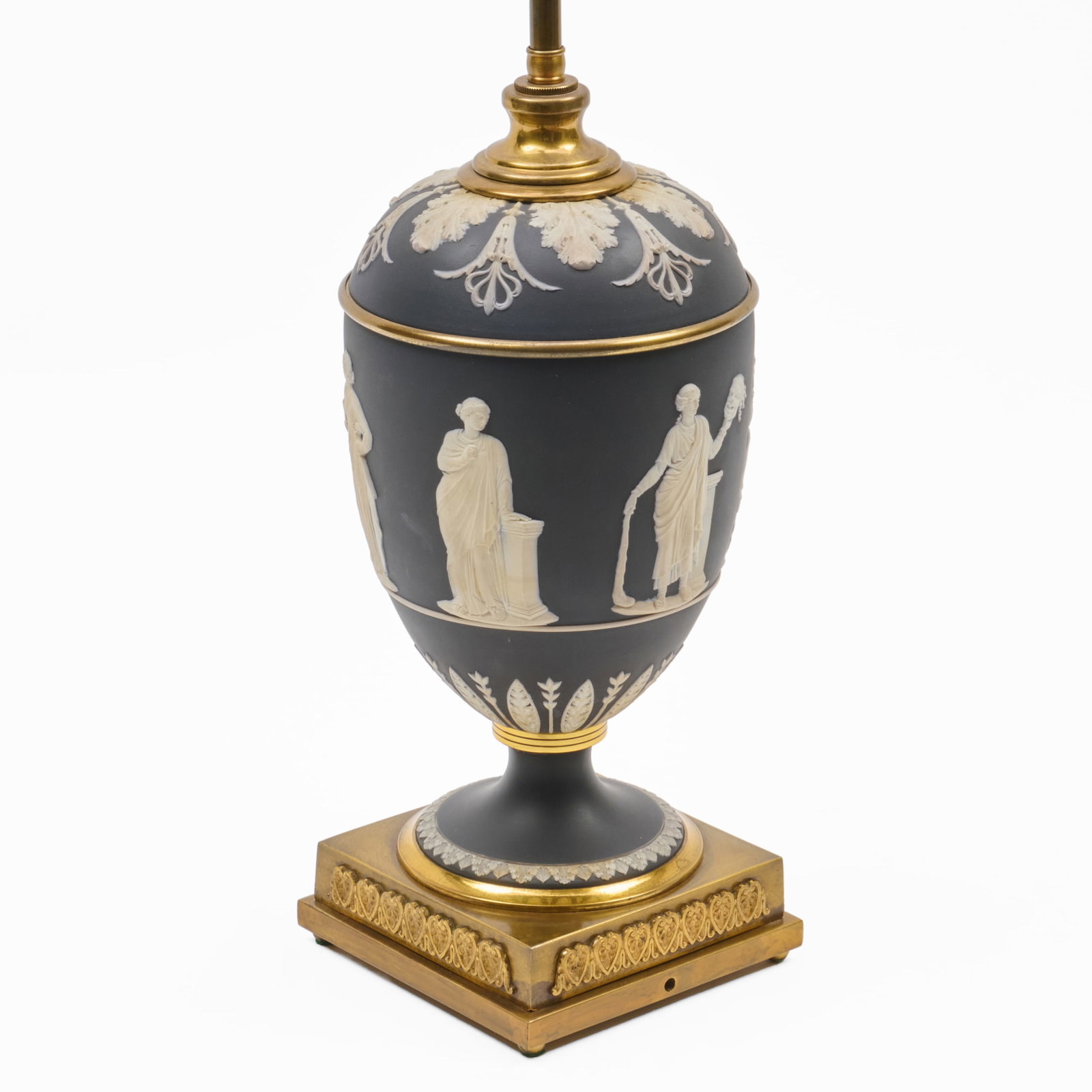 Ormolu Mounted Wedgwood Urn Mounted As A Lamp (1 of 7)