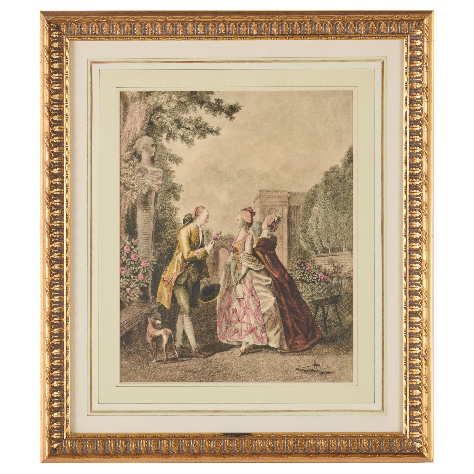 European School: Courtship In The Garden; And Afternoon Slumber (1 of 3)