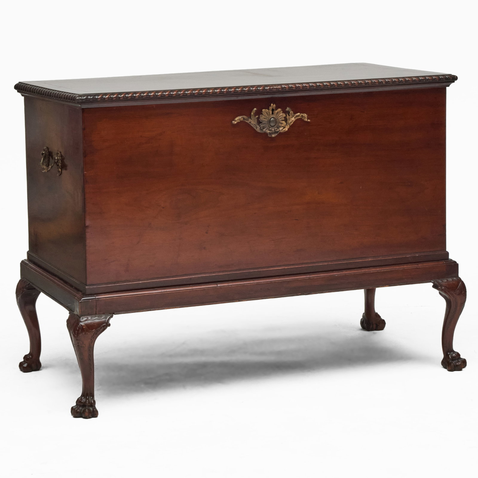 Fine George III Mahogany Blanket Chest On Stand (1 of 11)
