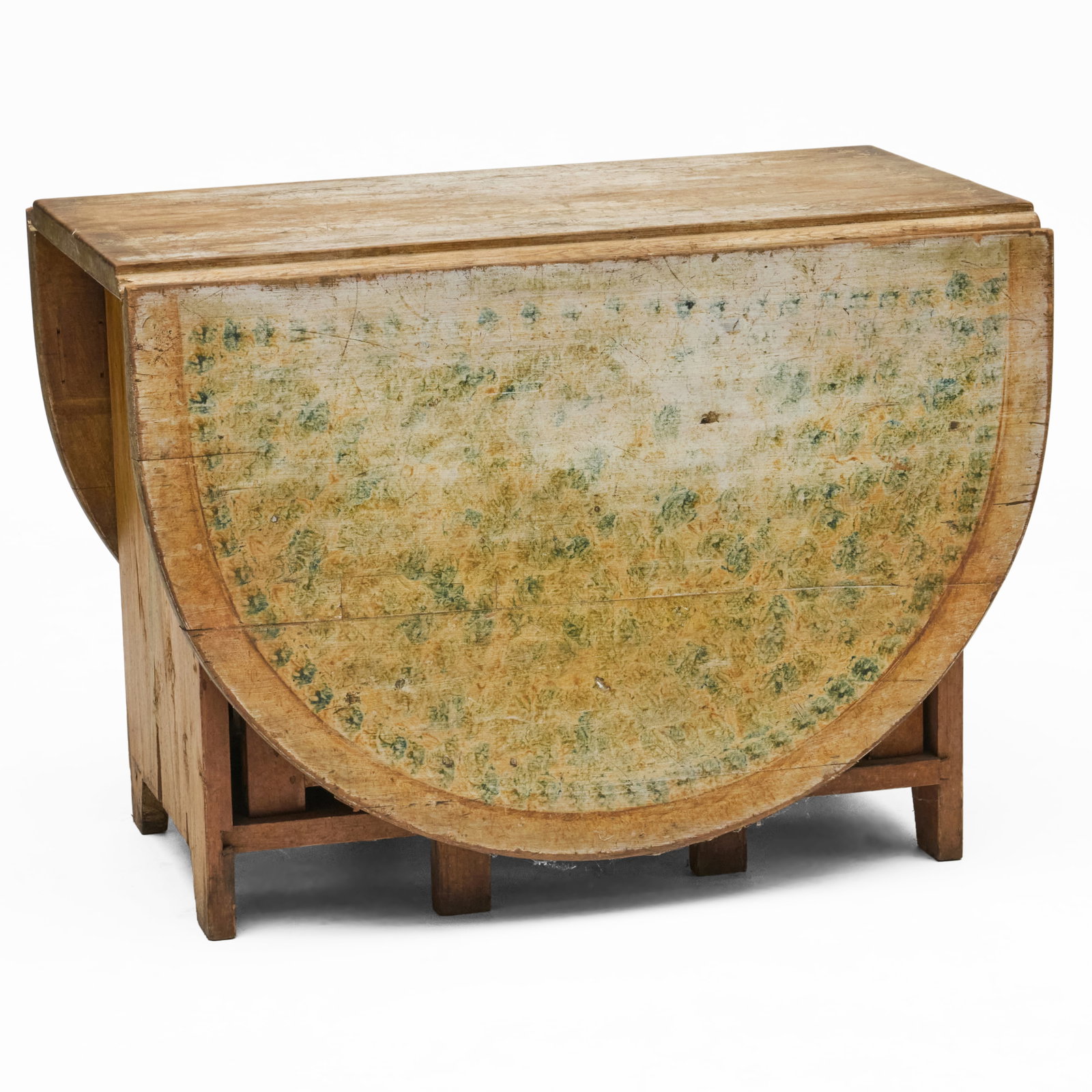 Norwegian Painted Pine Gateleg Table (1 of 7)