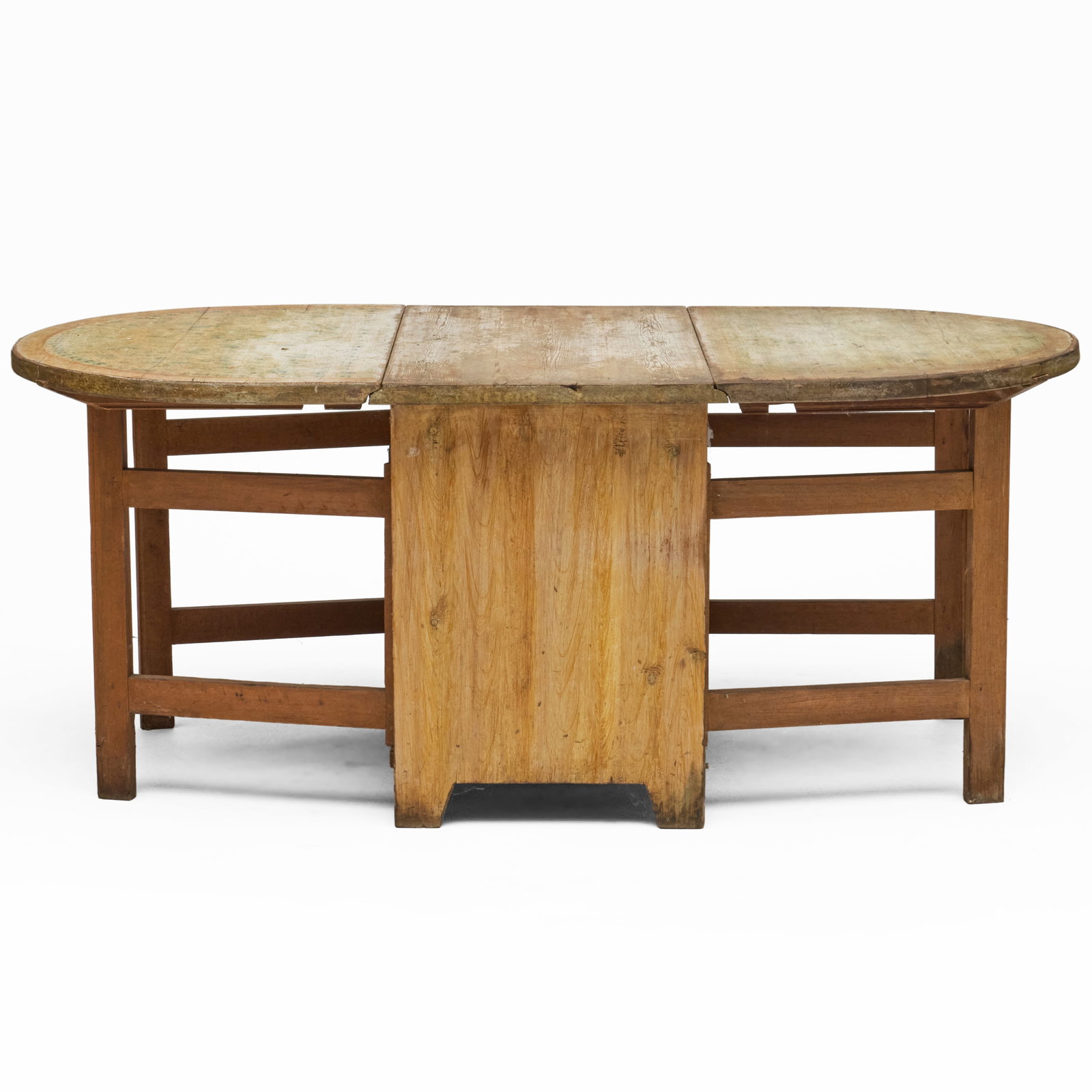 Norwegian Painted Pine Gateleg Table - 2