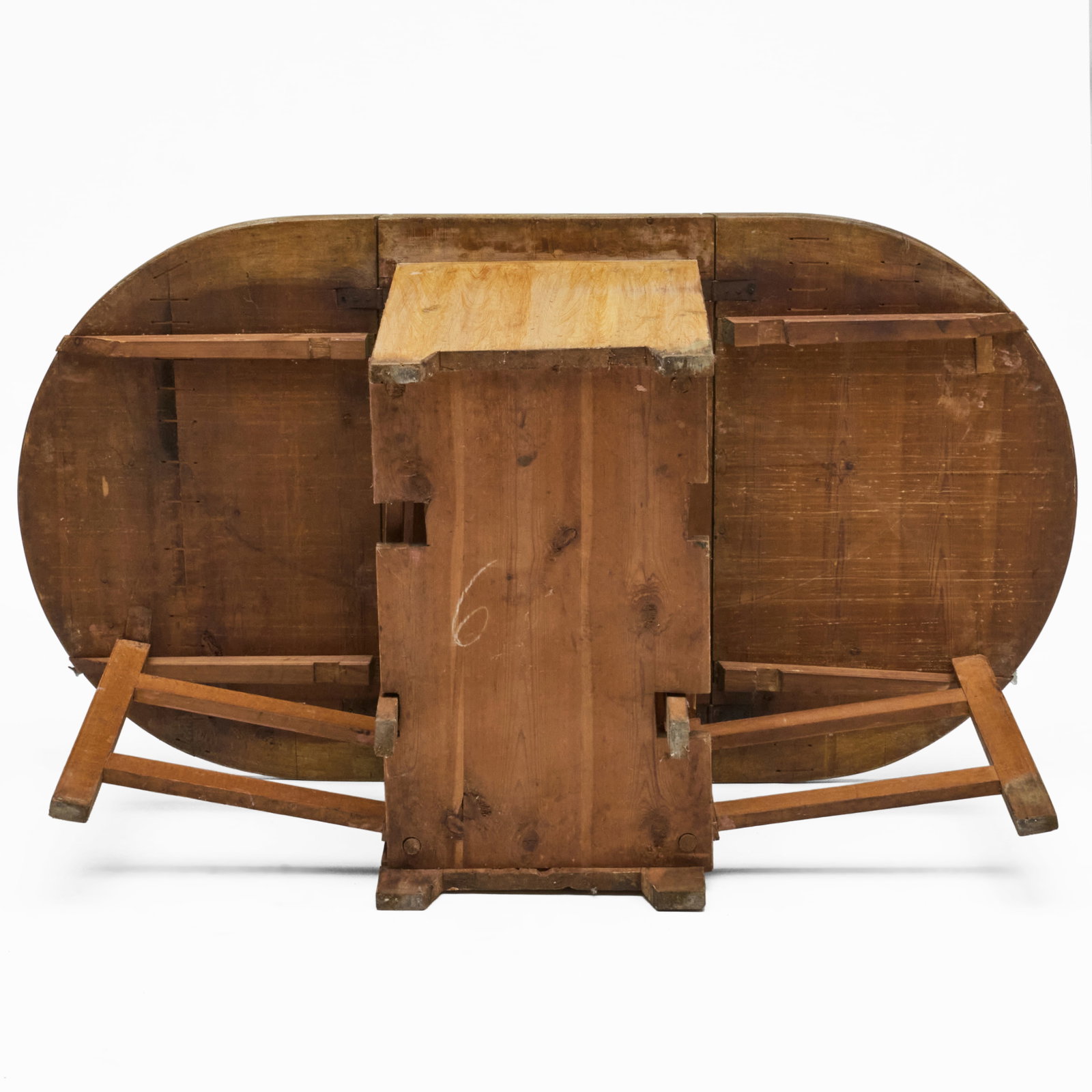 Norwegian Painted Pine Gateleg Table - 7