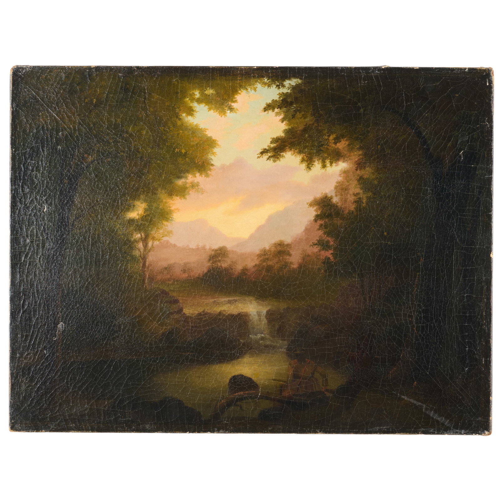 American School: Landscape With Seated Figure (1 of 6)