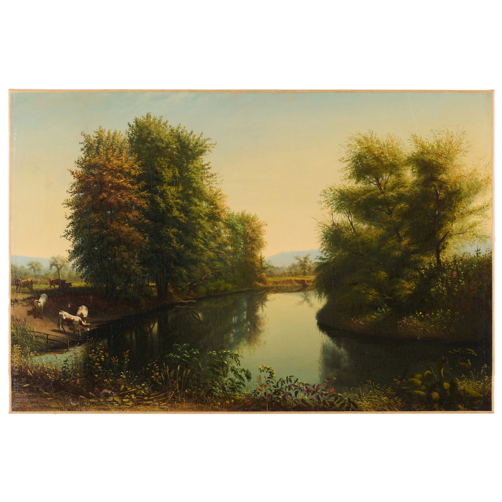 American School: Landscape On The Water With Cattle (1 of 6)