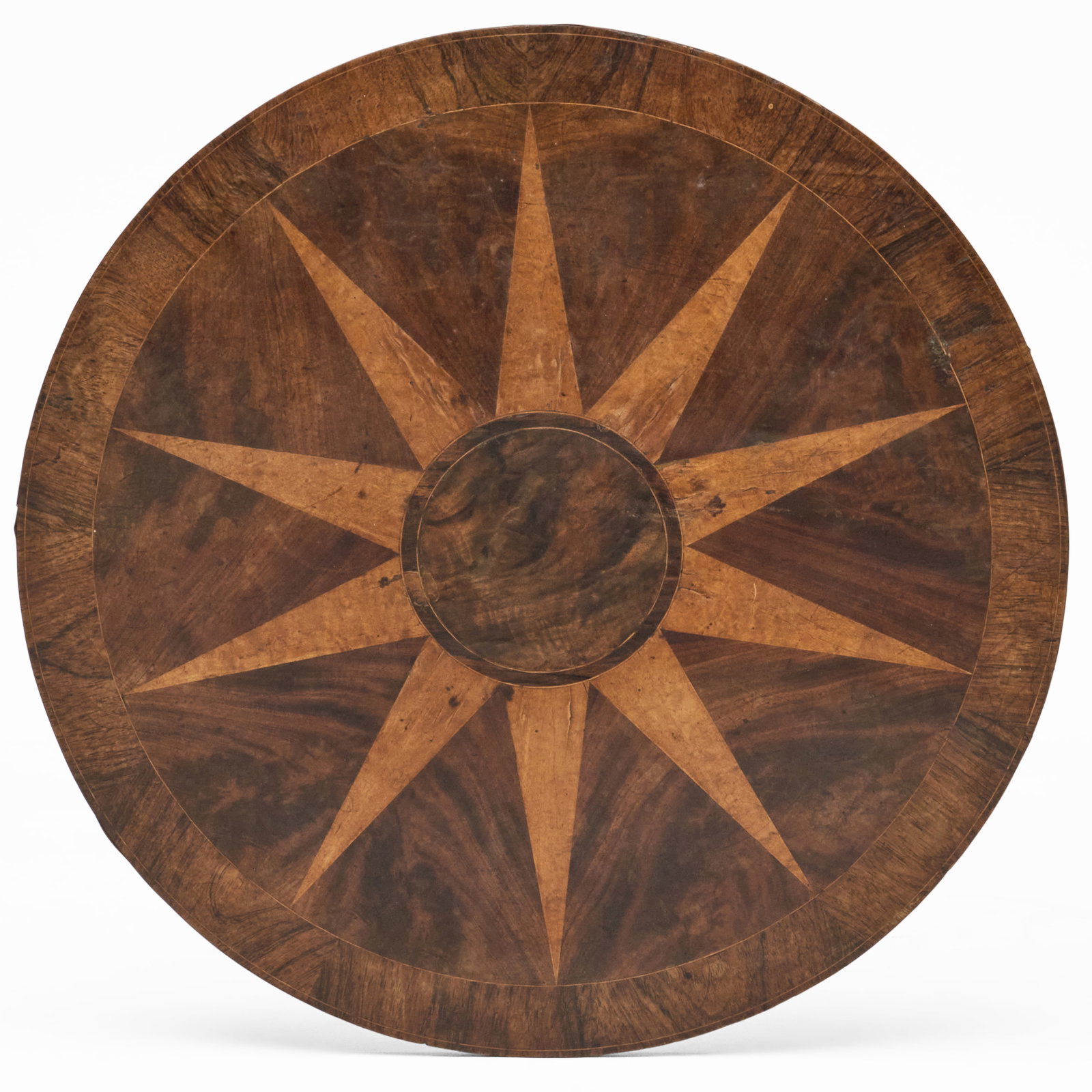 Maple, Mahogany, And Rosewood Parquetry Table Top (1 of 2)