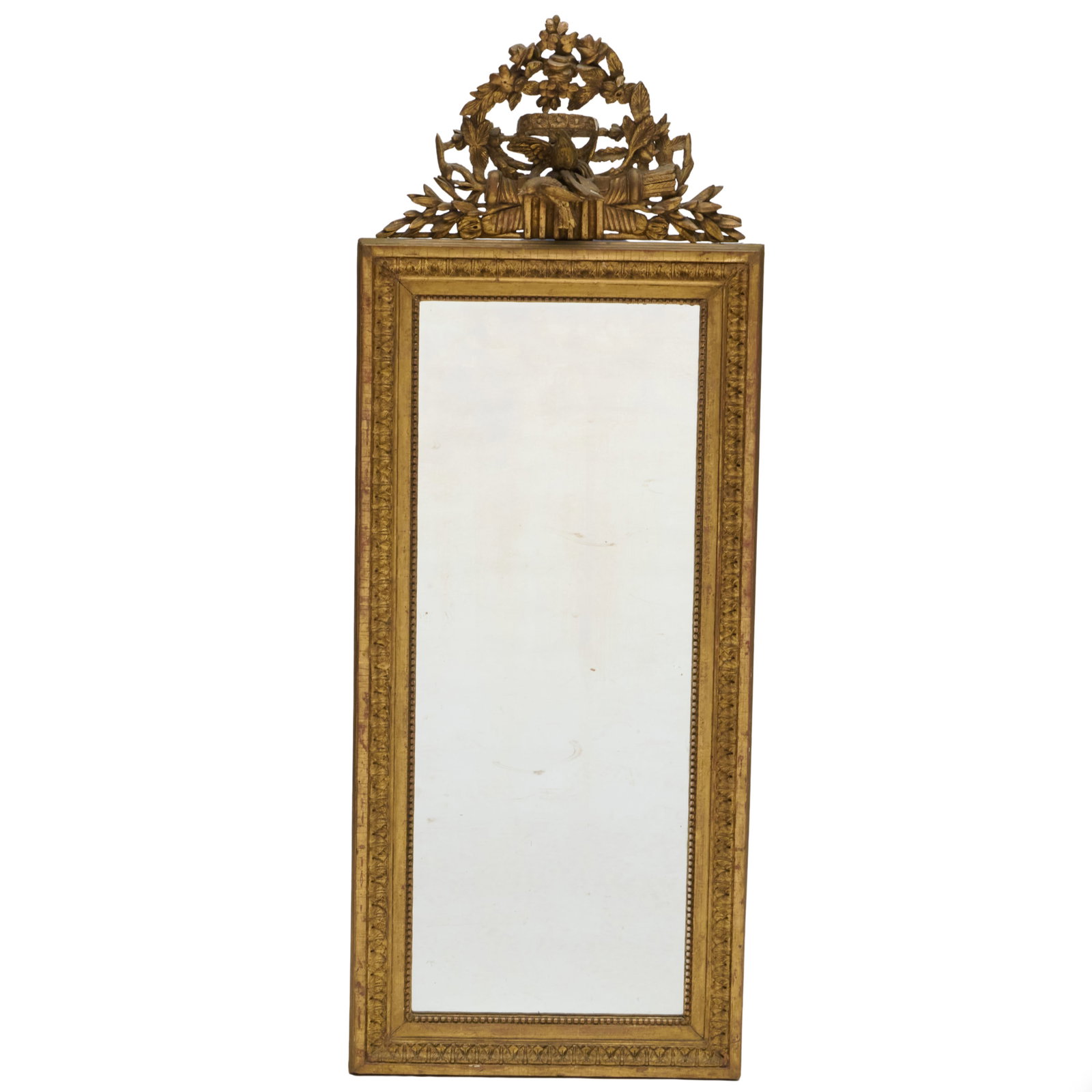 Louis XVI Style Giltwood Mirror (1 of 4)