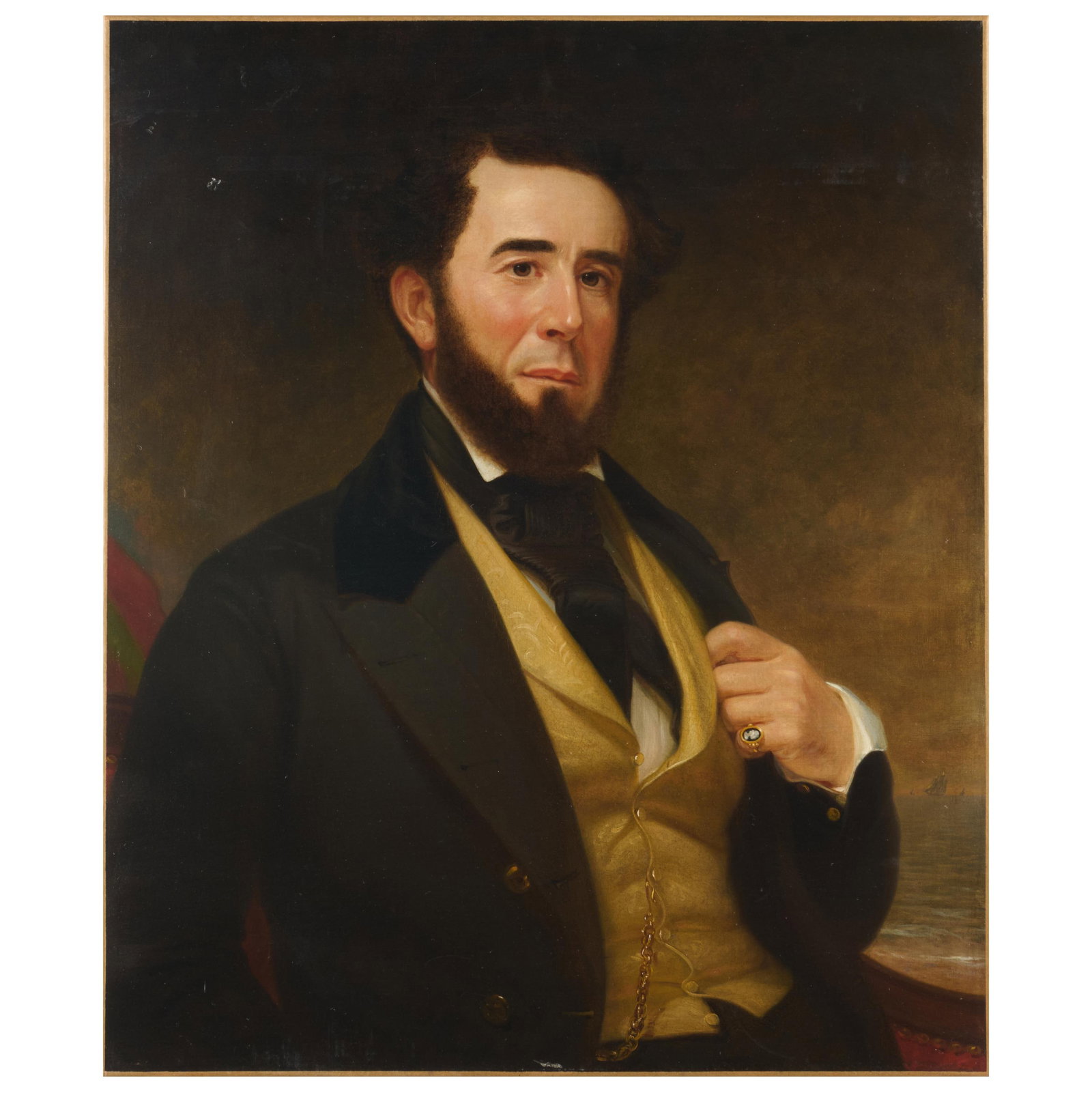 Attributed To William Sidney Mount (1807-1868): Portrait Of A Gentleman (1 of 6)