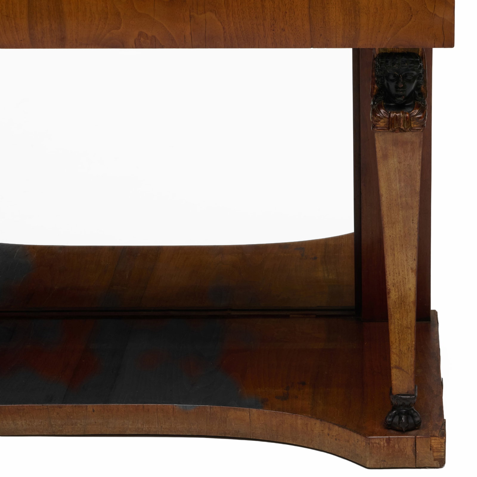 Empire Walnut, Ebonized And Parcel-Gilt Console Table - 3