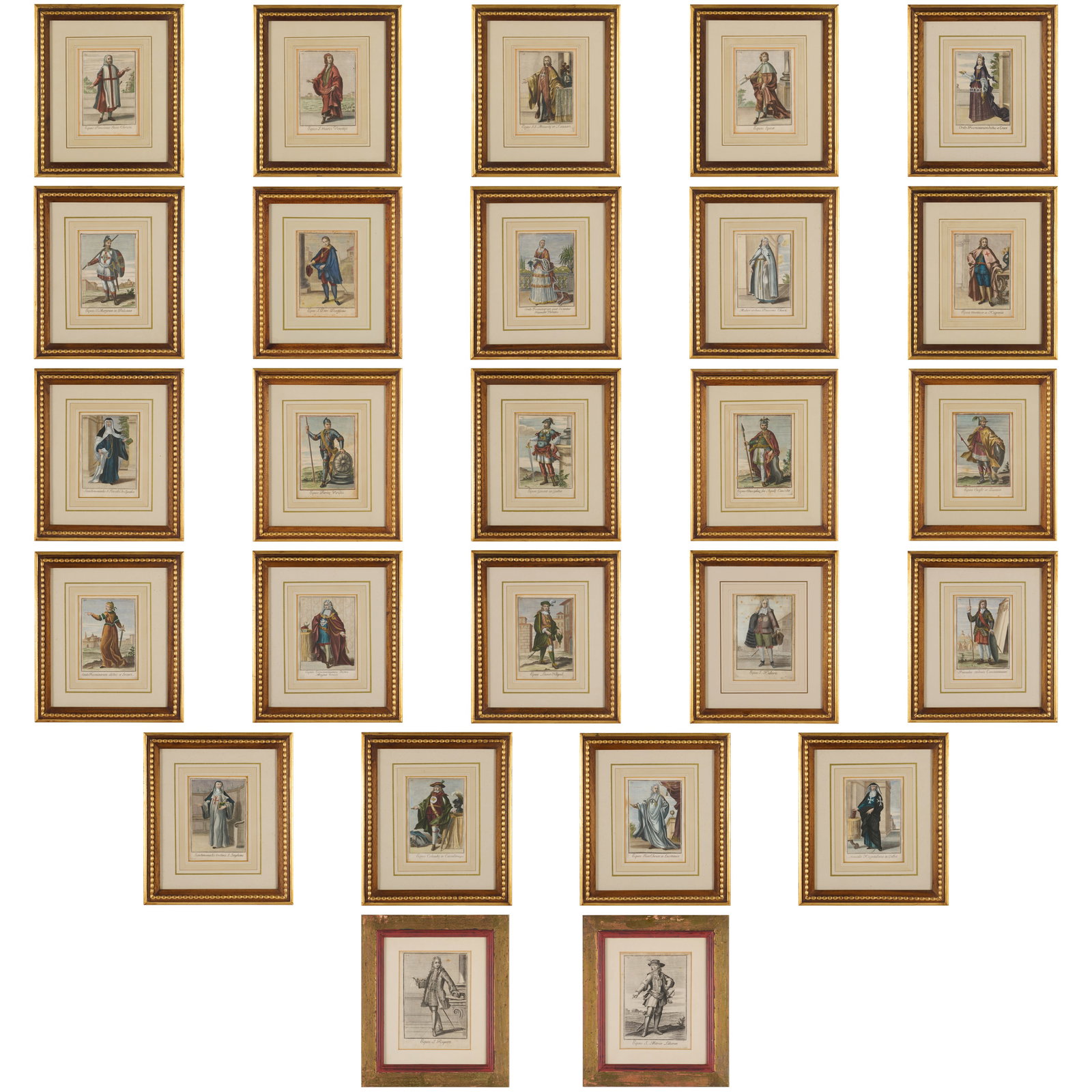 After Filippo Buonanni (1638-1725): Catalogo Degli Ordini Equestri E Militari Esposto In Imagini E: After Filippo Buonanni (1638-1725): Catalogo Degli Ordini Equestri E Militari Esposto In Imagini E Con Breve Raconto: Twenty-Six Plates Twenty-six engravings in black on laid paper, twenty-four with
