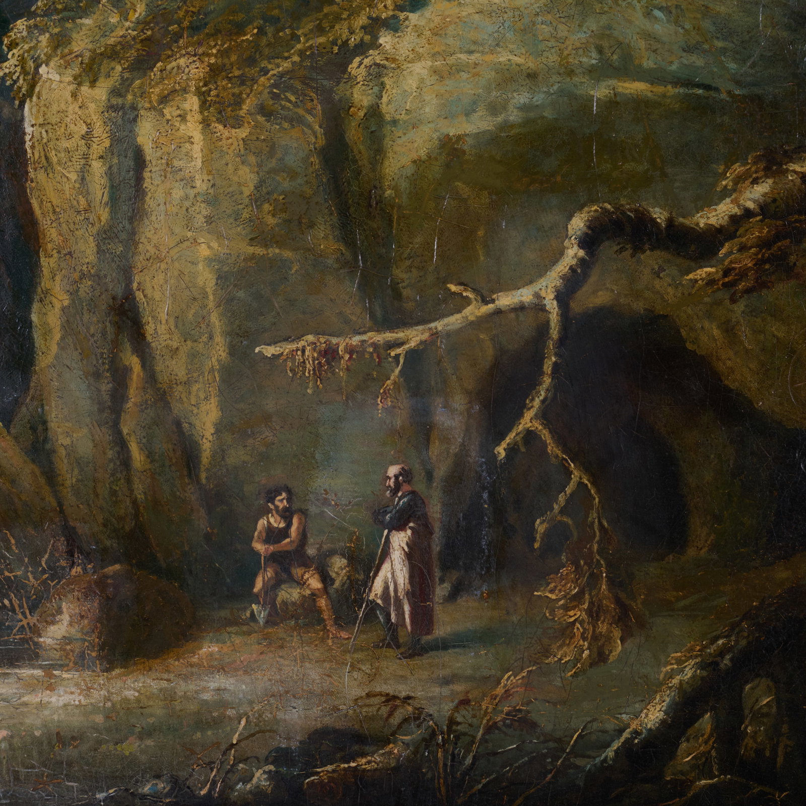 American School: Landscape With Two Figures - 3