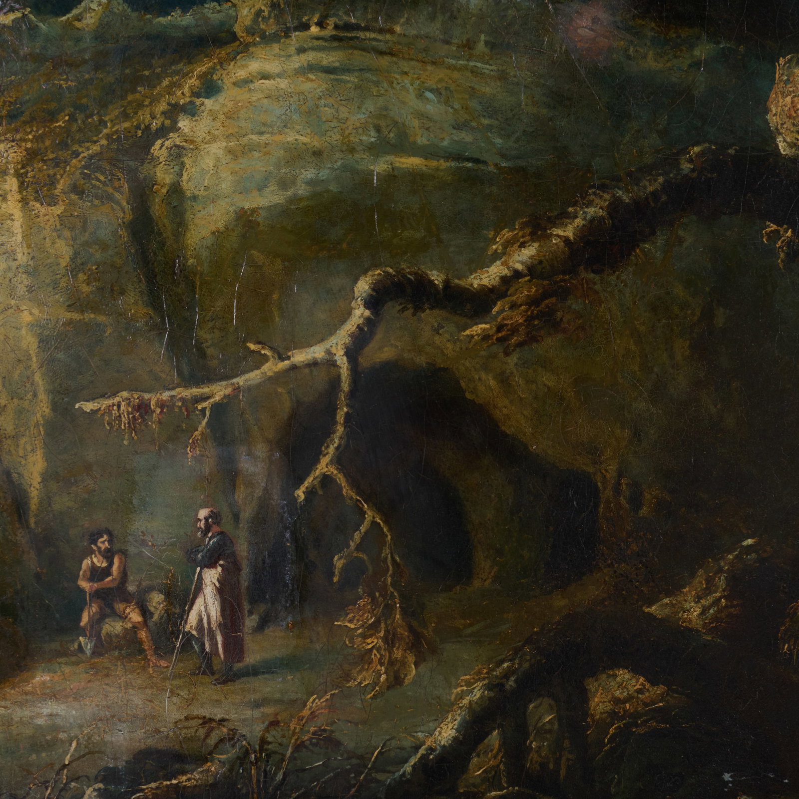 American School: Landscape With Two Figures - 6