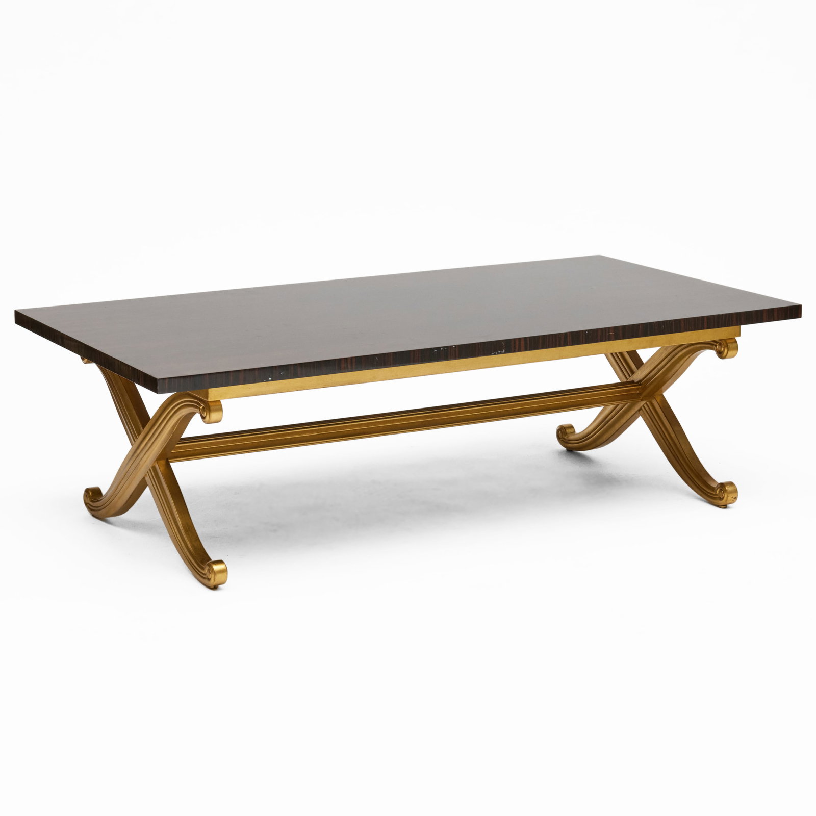 Art Deco Style Ebony And Parcel-Gilt Low Table (1 of 8)