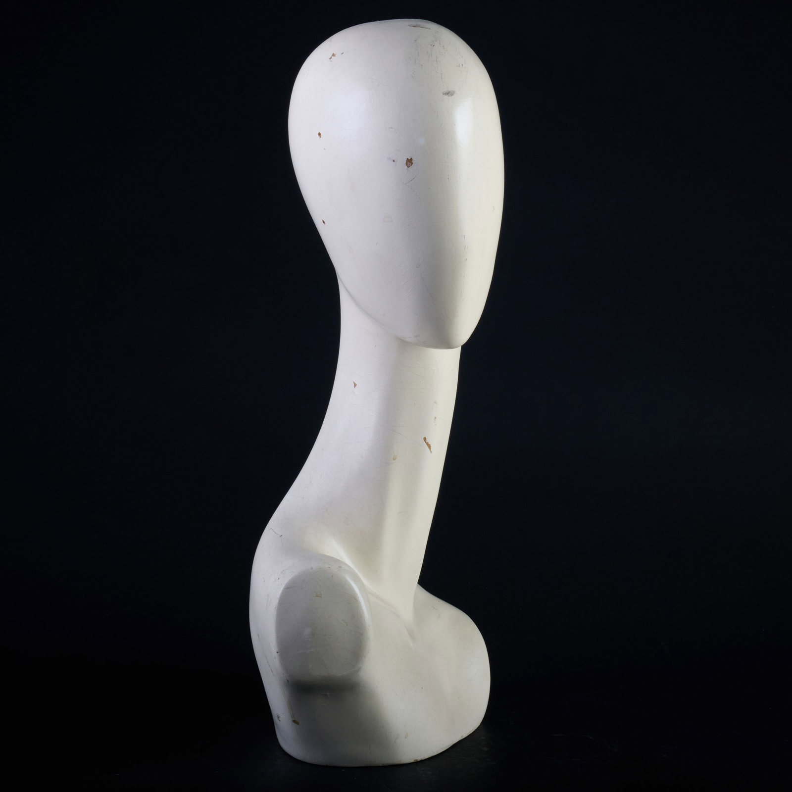 Painted Composition Bust Of A Woman (1 of 12)