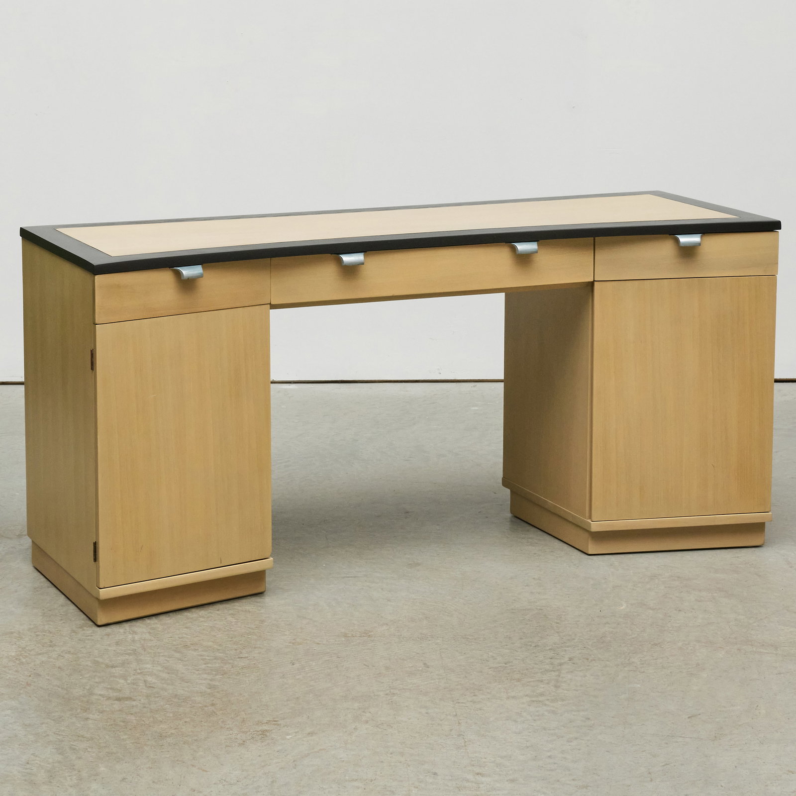 Edward Wormley For Drexel Bleached Mahogany And Ebonized Oak Desk (1 of 10)