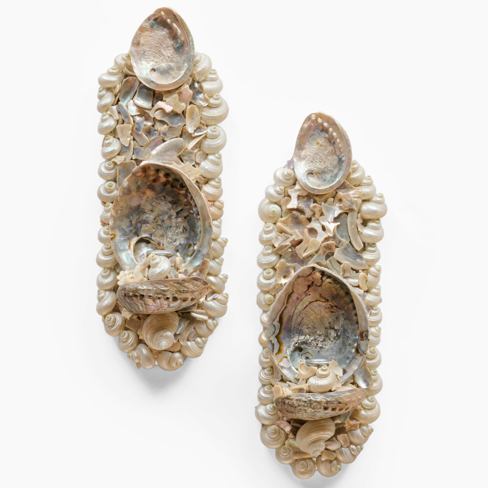 Pair of Shell Candle Sconces (1 of 9)