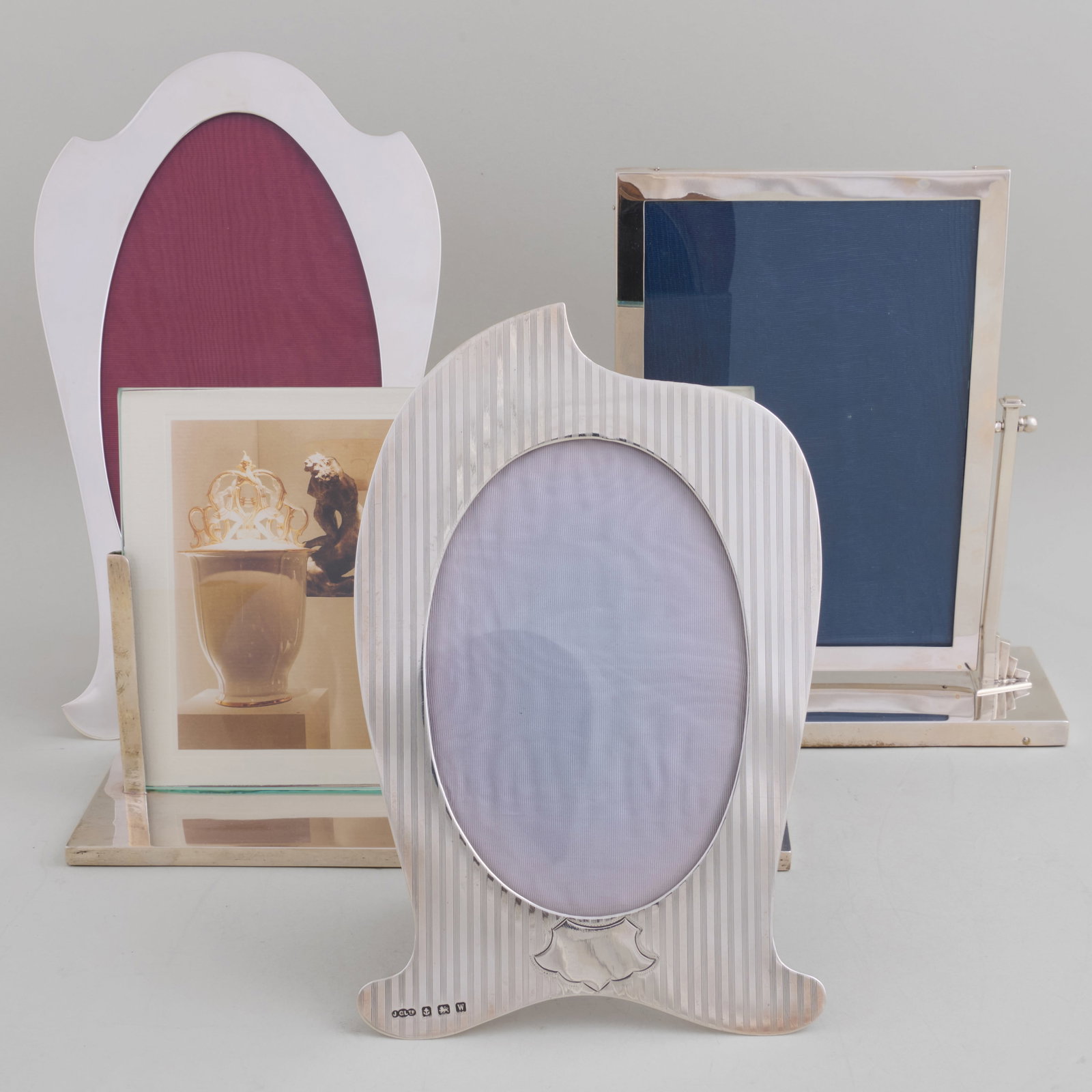 Group of Four English Silver Frames (1 of 10)