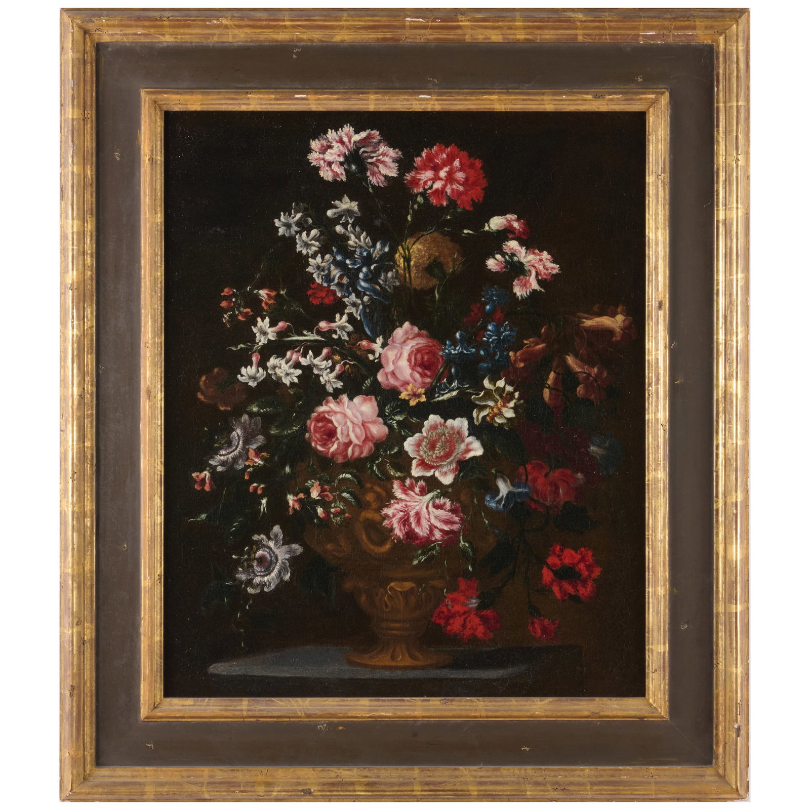 Attributed to Bartolomeo Bimbi (1648-1730): Bouquet of Carnations (1 of 4)