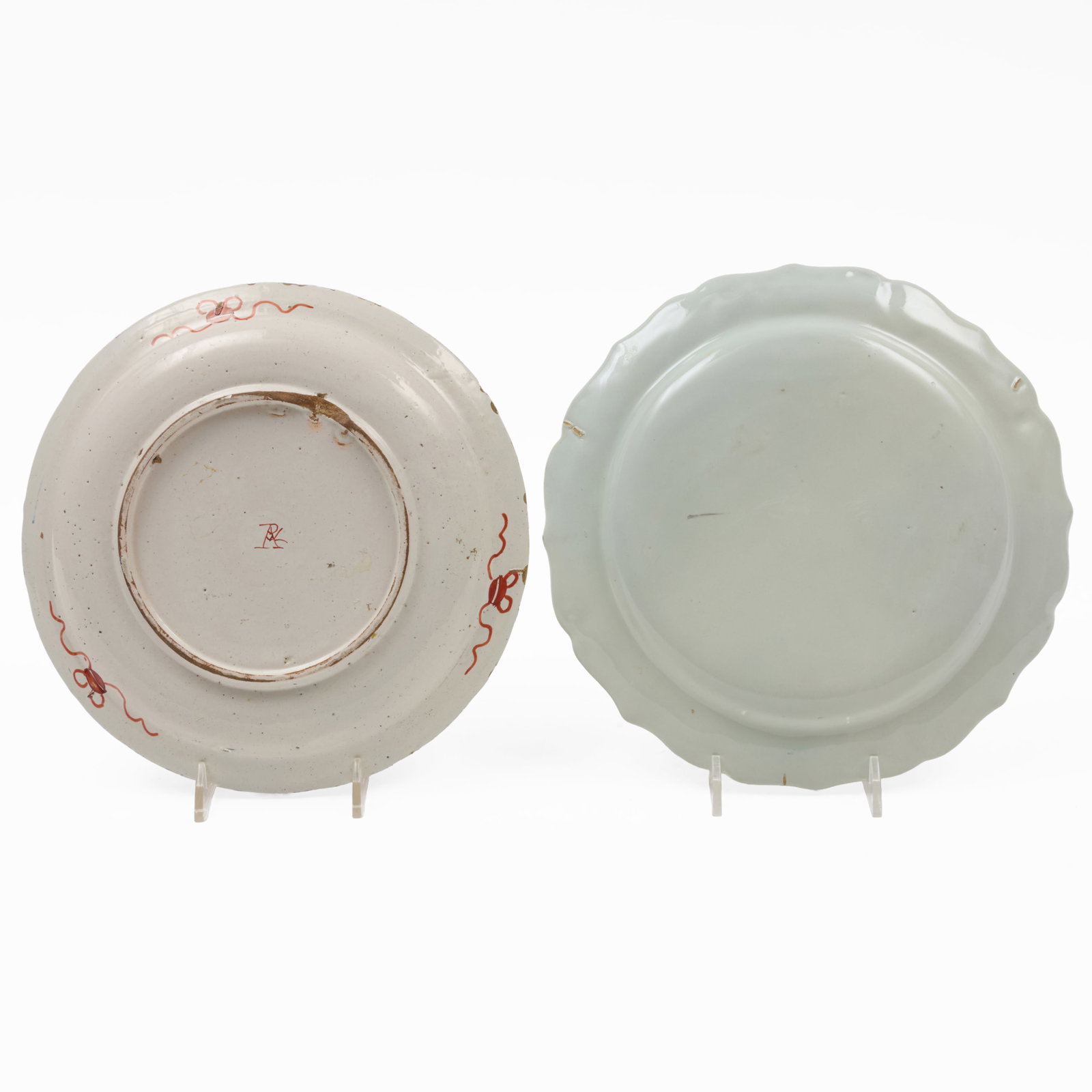 Two Continental Faience Plates - 3