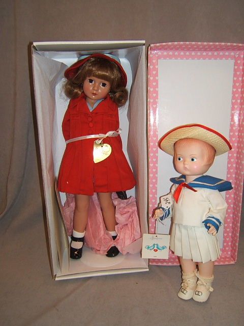 2 EFFANBEE DOLLS -PATSY AND AMERICAN CHILD: 2 MODERN EFFANBEE DOLLS -PATSY AND AMERICAN CHILD IN BOX - 1 BOX