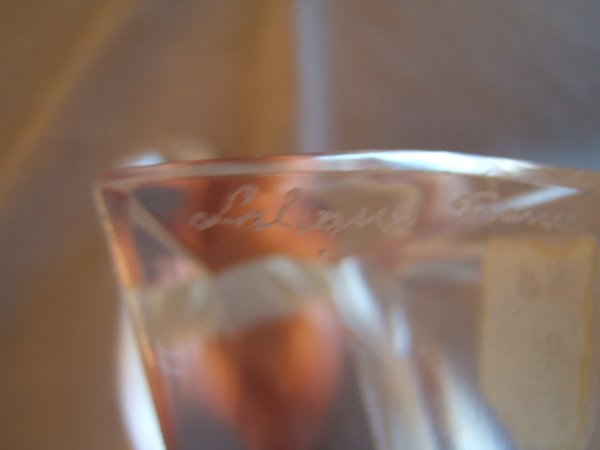 BODA SILVER OVERLAY VASE AND LALIQUE BIRD - 4