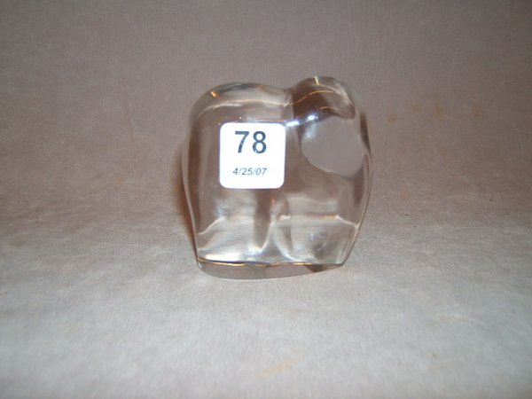 BACCARAT GLASS ELEPHANT