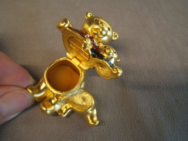ESTEE LAUDER BEADED TEDDY BEAR SOLID PERFUME - 4