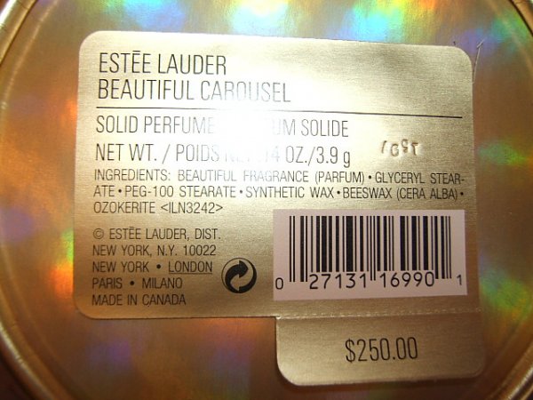 ESTEE LAUDER CAROUSEL COMPACT SOLID PERFUME - 4
