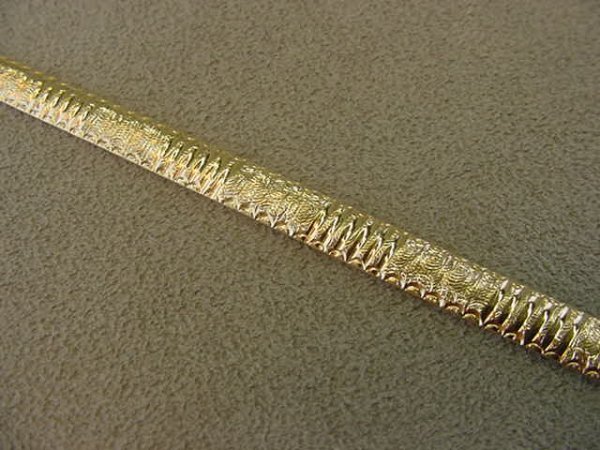 14K GOLD OMEGA STYLE BRACELET