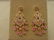 4225: 14K GOLD PINK SAPPHIRE AND DIAMOND EARRINGS