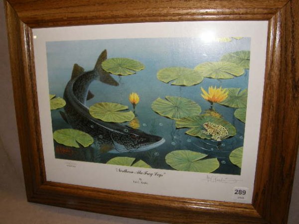 FRAMED SIGNED AND NUMBERED KOUBA PRINT