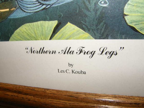 FRAMED SIGNED AND NUMBERED KOUBA PRINT - 2