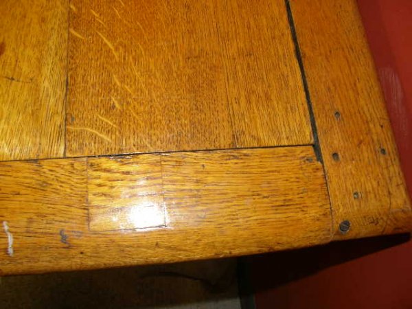 OAK DESK -SOME AS/IS - 4