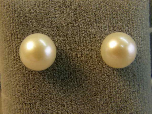 14K GOLD PEARL EARRINGS