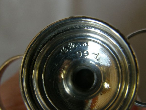 STERLING SHAKER SET IN STAND - 3