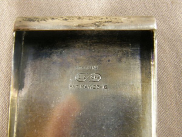 STERLING HINGED MATCH SAFE - 3