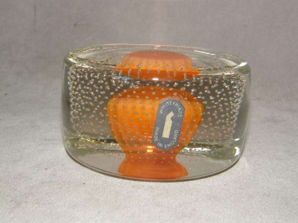 WHITEFRIARS ART GLASS PAPERWEIGHT - 2