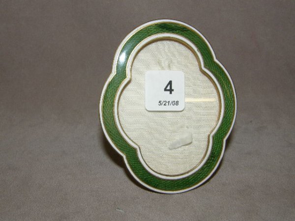 ENAMELLED METAL FRAME WITH EASEL BACK