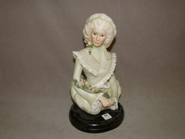 SIGNED PORCELAIN FIGURE HELEN GRANGER YOUNG