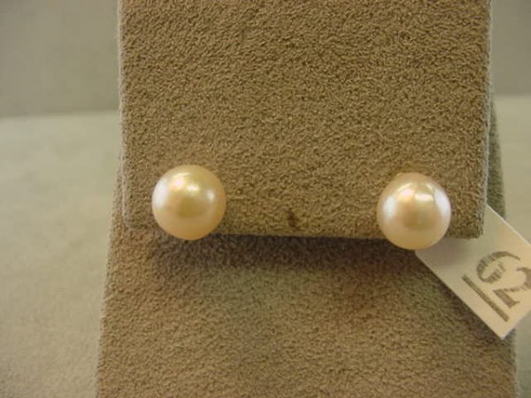 14K GOLD PEARL EARRINGS