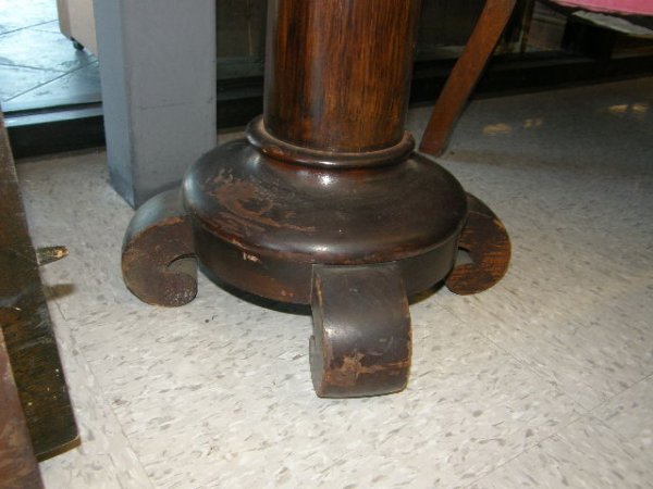EMPIRE STYLE WOOD PEDESTAL - 2