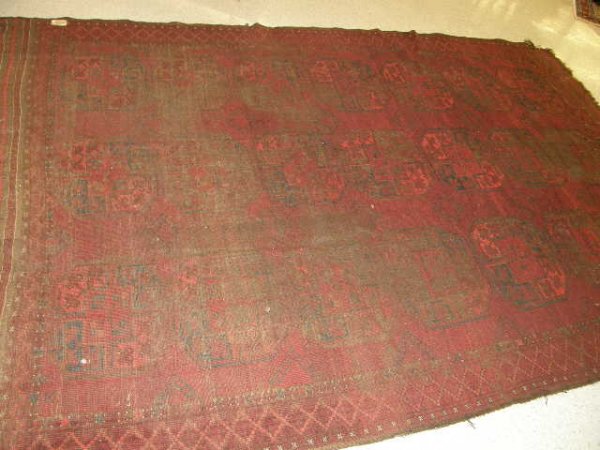 HANDMADE ORIENTAL FLAT WEAVE RUG APROX 6 X 10