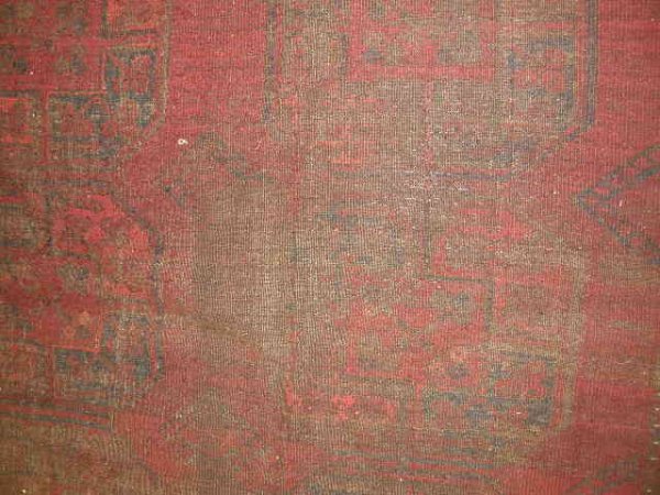HANDMADE ORIENTAL FLAT WEAVE RUG APROX 6 X 10 - 3