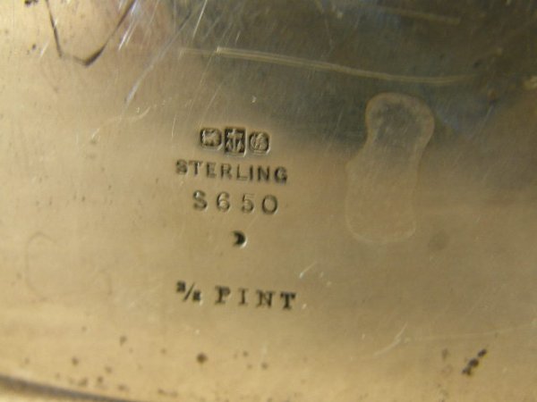 FLASK WITH STERLING TRIM (3/8 PINT) - 4