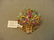 5317: 14K GOLD FLORAL MULTI STONE PIN