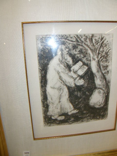 FRAMED AND MATTED CHAGALL PRINT??